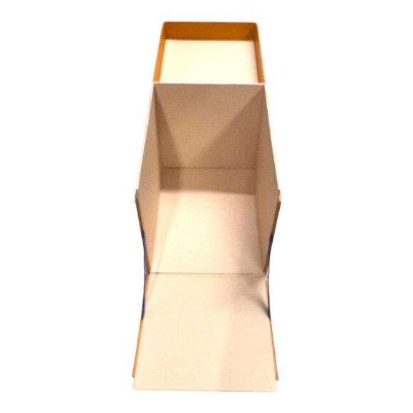 Louis Vuitton Orange Gift Box Lid For Jewelry Watch Wallet Accessories Authentic - Picture 8 of 8